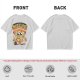 Olive t-shirt with 'I Believe In Cheesus Crust' pizza graphic