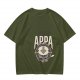 Olive Green Appa Yip Yip Graphic T-Shirt