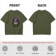 Olive green t-shirt with a hedgehog wizard graphic and 'I CAST' text