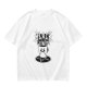 Olive t-shirt with Black Coffee gothic angry cup pentagram print