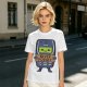Olive T-Shirt Featuring a Retro Mobile Phone Holding a Never Forget Sign