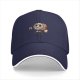 Black Baseball Cap With Retro Jason Voorhees Pumpkin Graphic