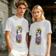 Olive T-Shirt With Cereal Killer Bunny Graphic Print