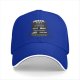 Black baseball cap with Mental Fest themed band-style print
