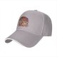 Black Baseball Cap With Chibi Fantasy Character Group Print