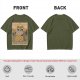 Raccoon Wheel of Fortune Tarot Pizza T-Shirt