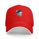 Black baseball cap with warrior woman profile graphic
