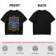 Olive T-Shirt With Fantasy Beholder Monster Graphic Print