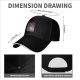 Black Baseball Cap With Anime Swordsman Graphic Print