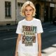 Olive graphic tee with 'Therapy is expensive sarcasm is free' print