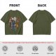Olive T-Shirt With Cute How To Train Your Dragon Character Print