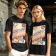 Olive t-shirt with retro guide to adulthood VHS-style print