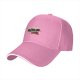 Black baseball cap with 'Living The Dream Plan B' graphic print