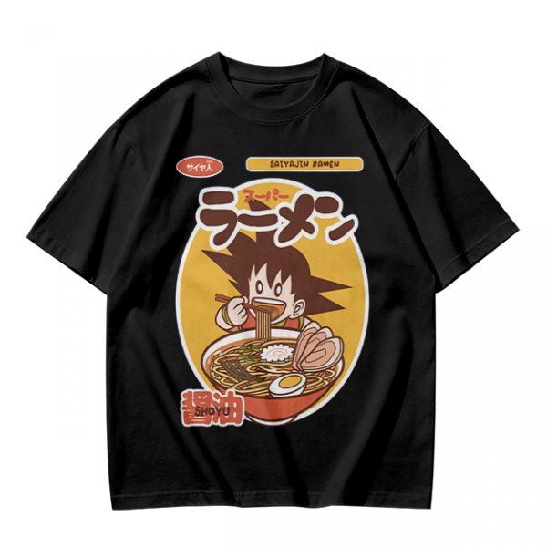 Olive Anime Ramen Graphic T-Shirt