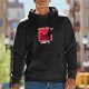 Beam Me Up Scotty Graphic Black Hoodie