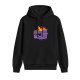 Black Hoodie With Burning Dumpster My Future Graphic Print