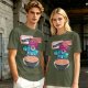 Olive T-Shirt With Cartoon Monster Cereal Bowl Graphic And Eternal Masters Text