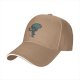 Black Baseball Cap With Alien Holding Drink Graphic