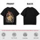 Olive T-Shirt Featuring the 'This Is Fine' Dog in Flames Holding Coffee