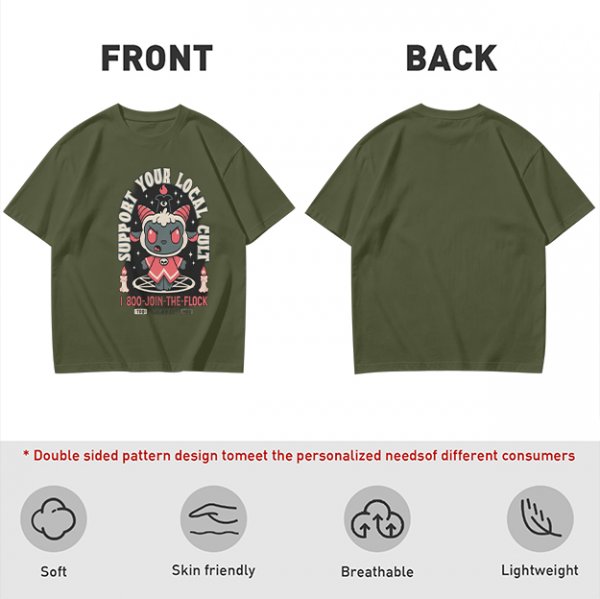Support Your Local Cult Join The Flock Graphic T-Shirt