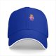 Black Baseball Cap with Lego Girl Minifigure Graphic
