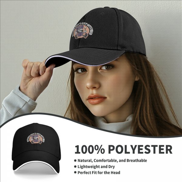Witches Don't Get Offended Graphic Black Baseball Cap