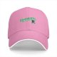 Black Baseball Cap With Green Scandalacious Graphic Print