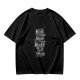 Olive Green T-Shirt with Gothic Witch Themed Text Print