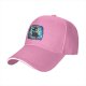 Black Baseball Cap With Cute Egyptian Cat Graphic Design