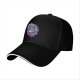 Black Baseball Cap With My Neighbor Totoro Floral Art Print