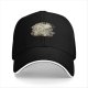 Black Baseball Cap With Good Friends Donut And Coffee Graphic