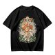 Olive T-shirt with Princess Mononoke Forest Spirit Art Print