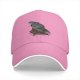 Black Baseball Cap With Wizard Owl Art Print