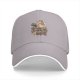 Black Baseball Cap With Whimsical Floating Island Art Print