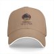 Black baseball cap with 'Too Murdery Without Coffee' crow graphic