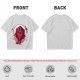 Olive Green T-Shirt With Cartoon D20 Vampire Graphic