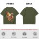 Olive T-Shirt With Heart Shaped Sushi Food Art Print