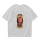 Olive t-shirt with annoyed red panda graphic and funny text