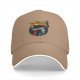 Black baseball cap with Pew Pew Fighters space gun graphic