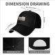 Black baseball cap with funny shark seafood diet meme print