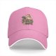 Black Baseball Cap With Whimsical Floating Island Art Print