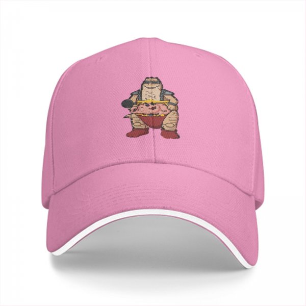 Black Baseball Cap With Krang From Teenage Mutant Ninja Turtles Print