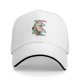 Black Baseball Cap With Dancing Unicorn Rainbow Graphic