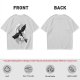 Olive T-Shirt Featuring Night Fury Dragon Flying In Front Of Full Moon