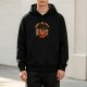 Trick Or Treat Halloween Skull Pumpkin Graphic Hoodie