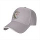 Black Baseball Cap With Dancing Unicorn Rainbow Graphic