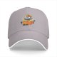 Black Baseball Cap With Cute Pumpkin Creature Graphic