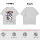 Olive t-shirt with angry gaming wolf graphic and funny apology text