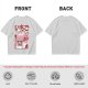 Olive T-Shirt with Strawberry Milk Carton Cat Shop Graphic