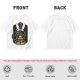 Olive T-Shirt With Alien Bunny Ears Egg Hunt Graphic